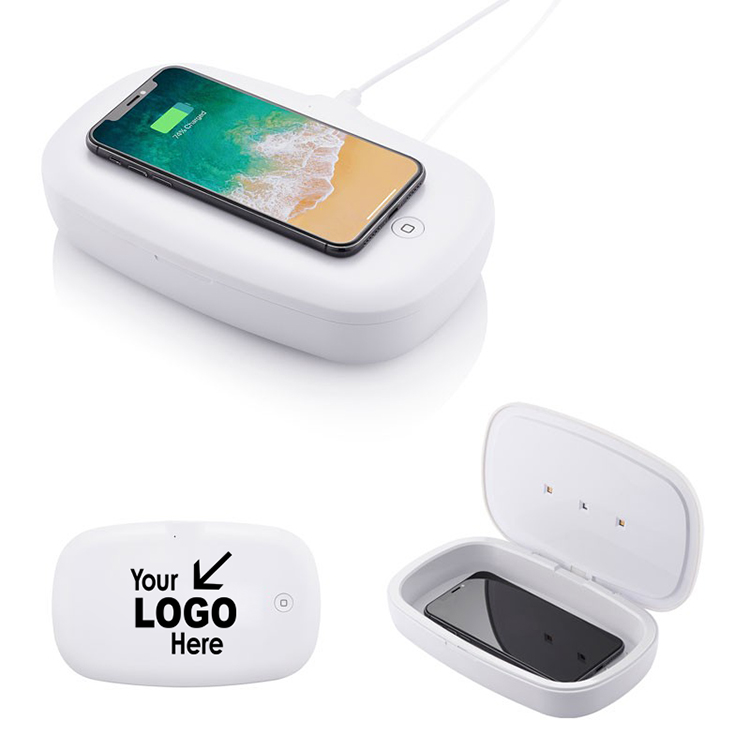 UV PHONE SANITIZER WITH WIRELESS CHARGER
